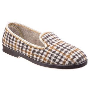 GBS Everett Mens Check Loafer Slip-on Slippers /Indoor Footwear /Shoes Szs 7-14